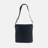 Acrylic Pocket Shoulder SD Bag in Black Swim Mesh - Big Bag NY