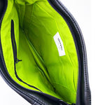 Pocket Shoulder SD Bag in Black Swim Mesh - Big Bag NY