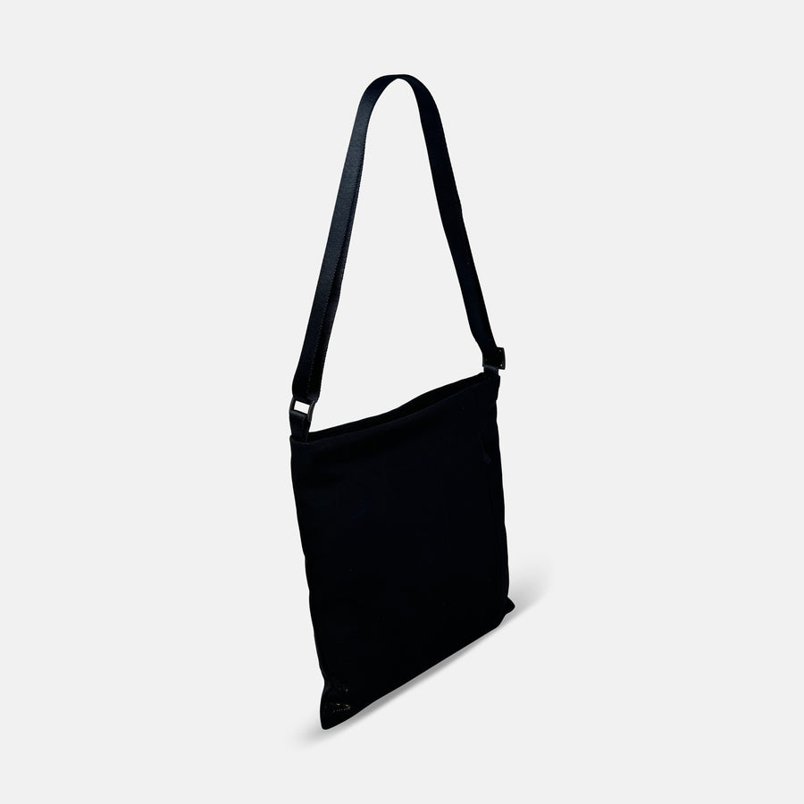 Acrylic Square Pochette in SMB Swimming Mesh Black - Big Bag NY