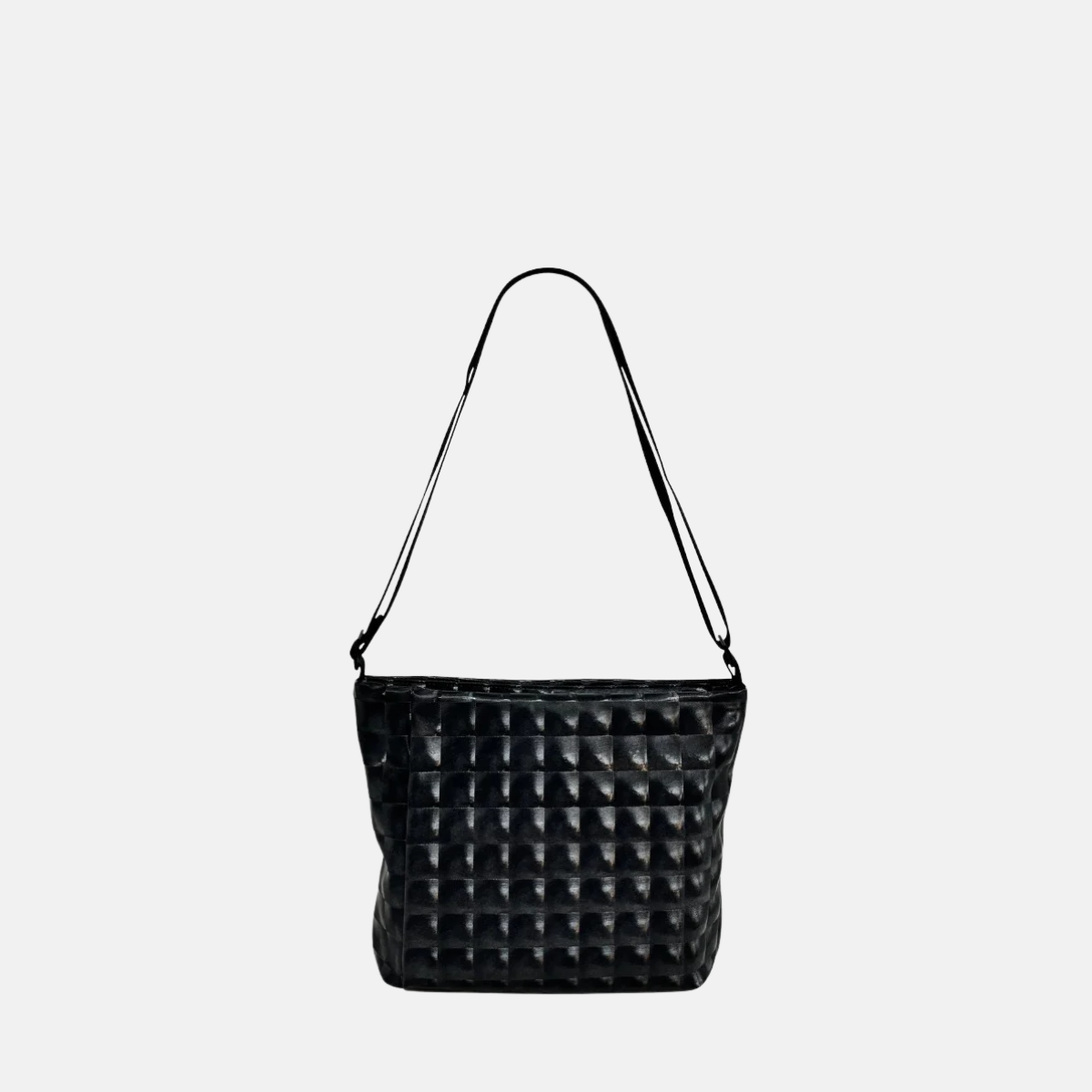 Acrylic Wide Pochette in Renz Black - Big Bag NY