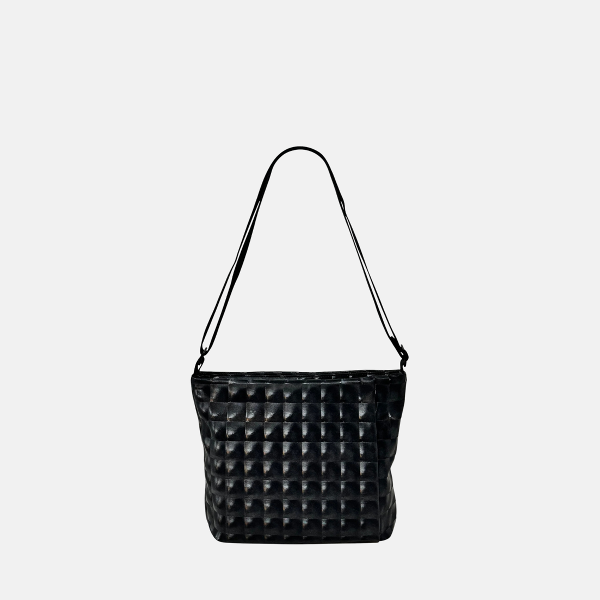 Acrylic Wide Pochette in Renz Black - Big Bag NY