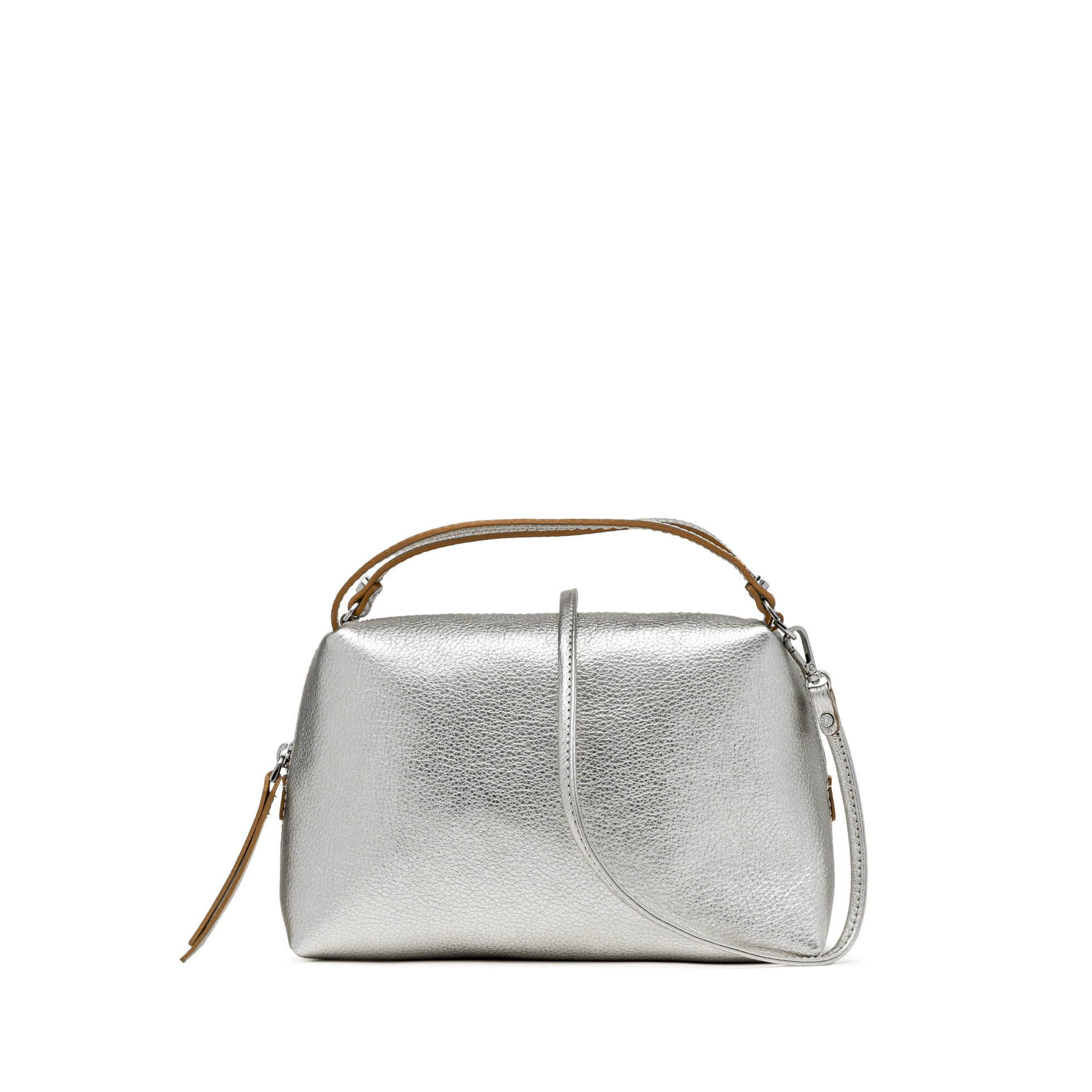 Alifa Double Handle Tote Silver - Big Bag NY