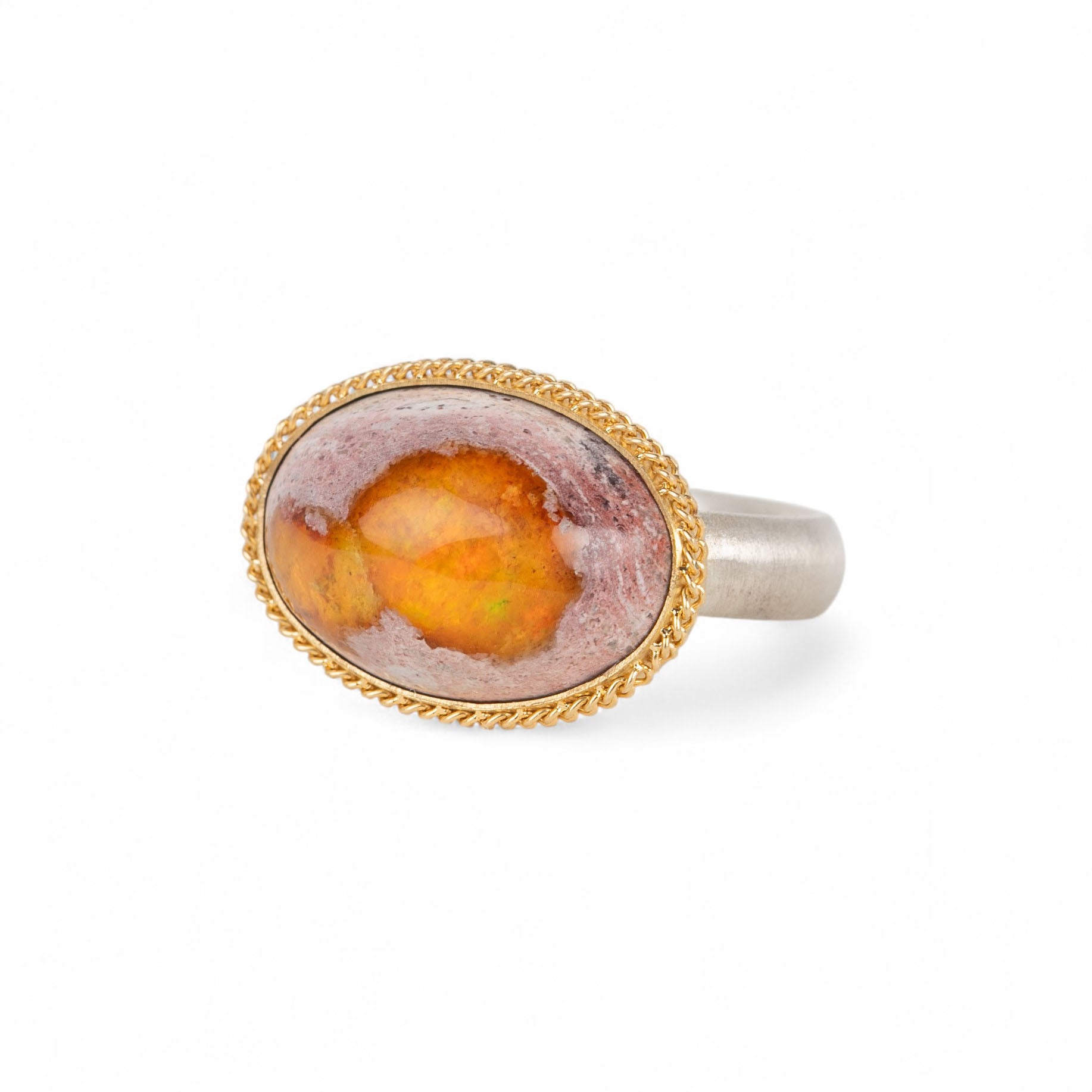 Amali Mexican Opal Ring - Big Bag NY