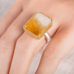 Amali Citrine Ring - Big Bag NY