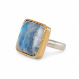 Amali Large Square Moonstone Ring - Big Bag NY