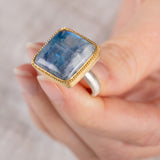 Square Moonstone Ring
