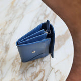 Brontibay Anja Small Wallet in Yale Blue - Big Bag NY