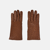 Artigiano Del Guanto Woven Leather Glove Camel - Big Bag NY