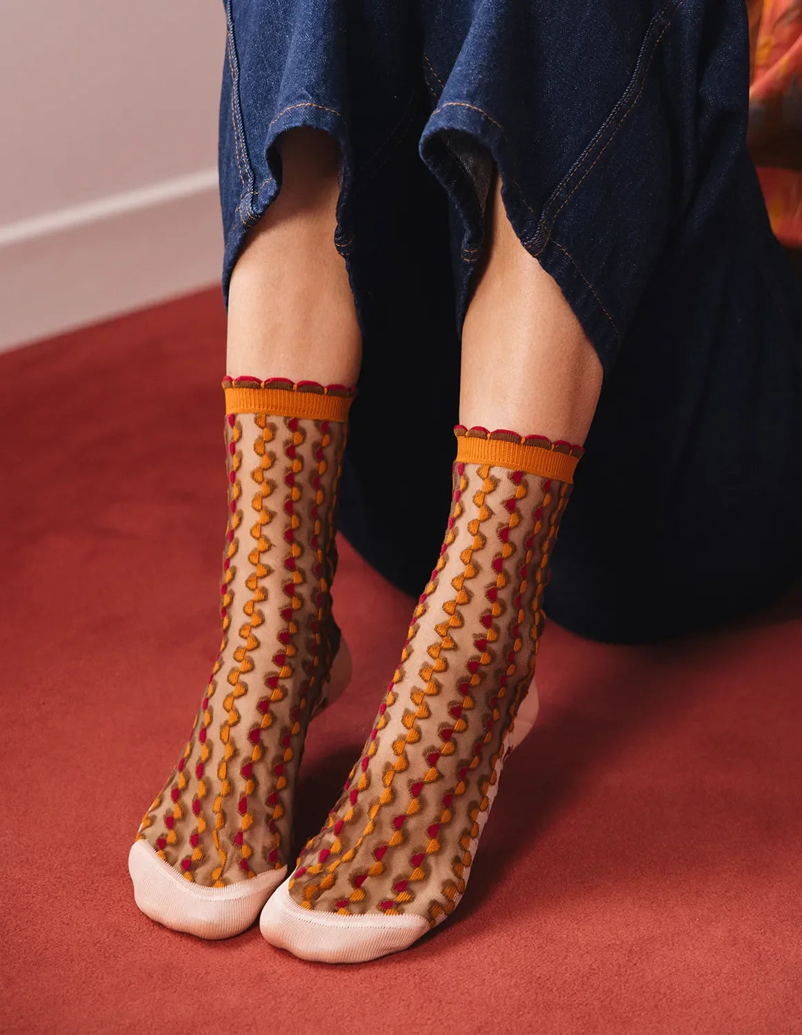 Atelier St Eustache Cirkelbroen Ambre Socks - Big Bag NY