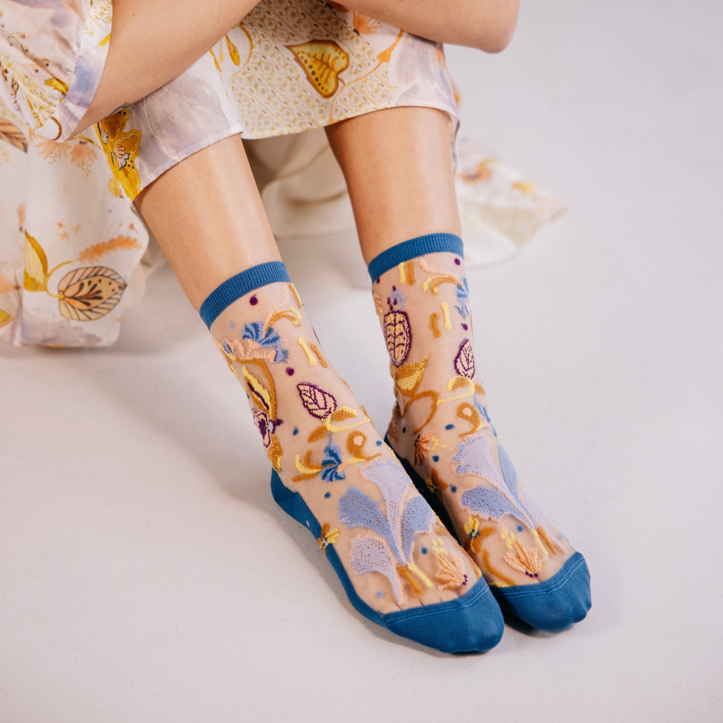 Atelier St Eustache Cotelac Floralia Socks - Big Bag NY