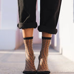 Atelier St Eustache Crescent Dunes Black Socks - Big Bag NY