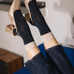Atelier St Eustache Electro Socks in Dark Blue - Big Bag NY