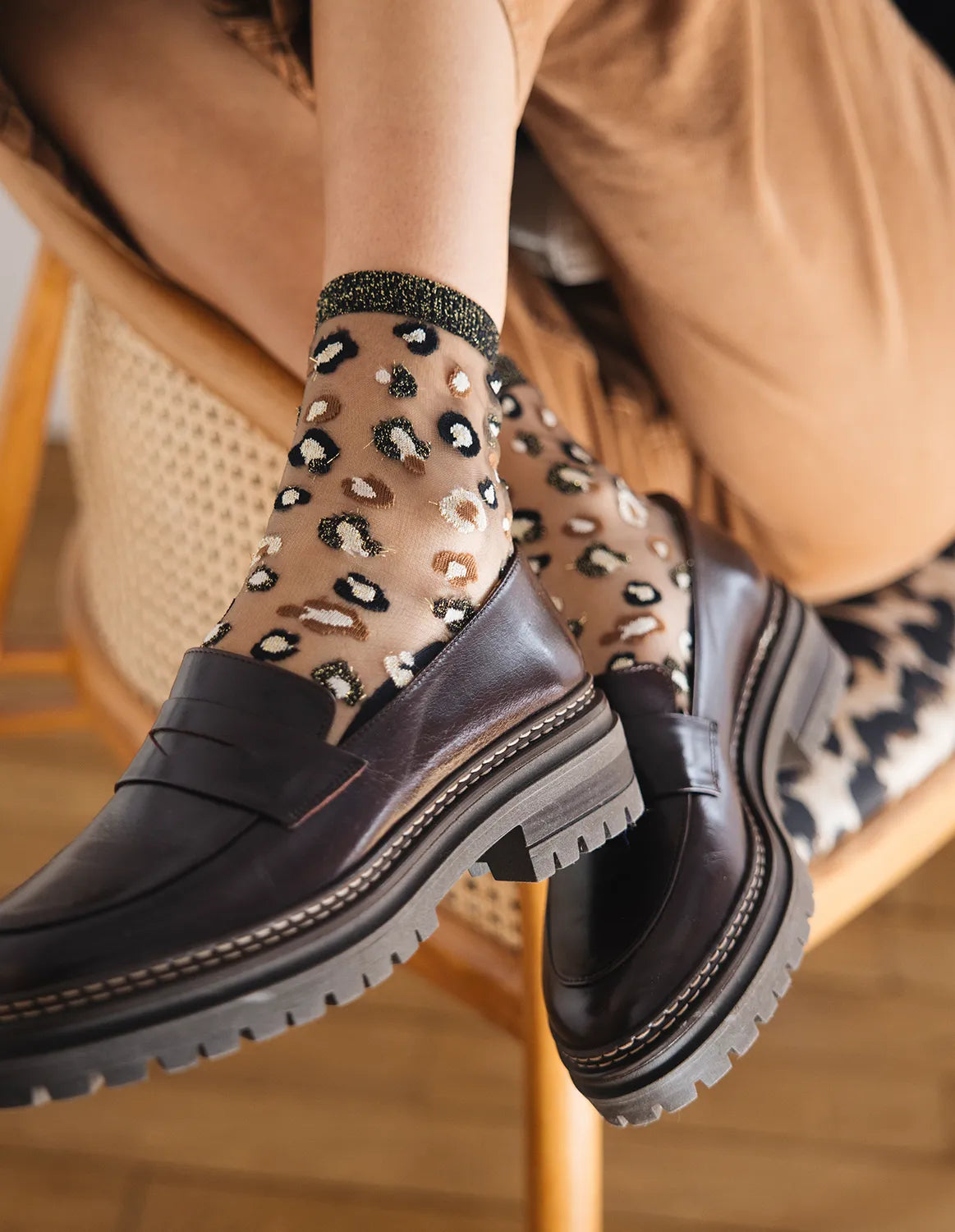 Atelier St Eustache Horseshoe Bend Gold Socks - Big Bag NY