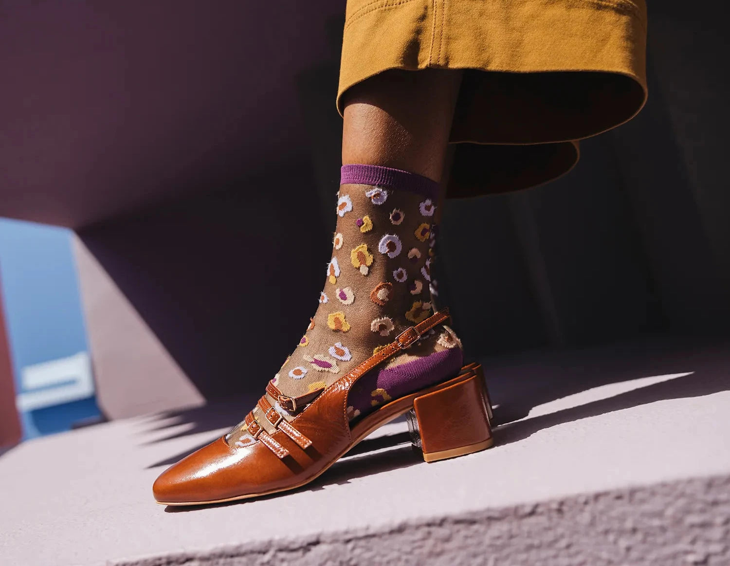 Atelier St Eustache Horseshoe Bend Prune Socks - Big Bag NY