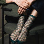Atelier St Eustache Kaktus Emeraude Socks - Big Bag NY