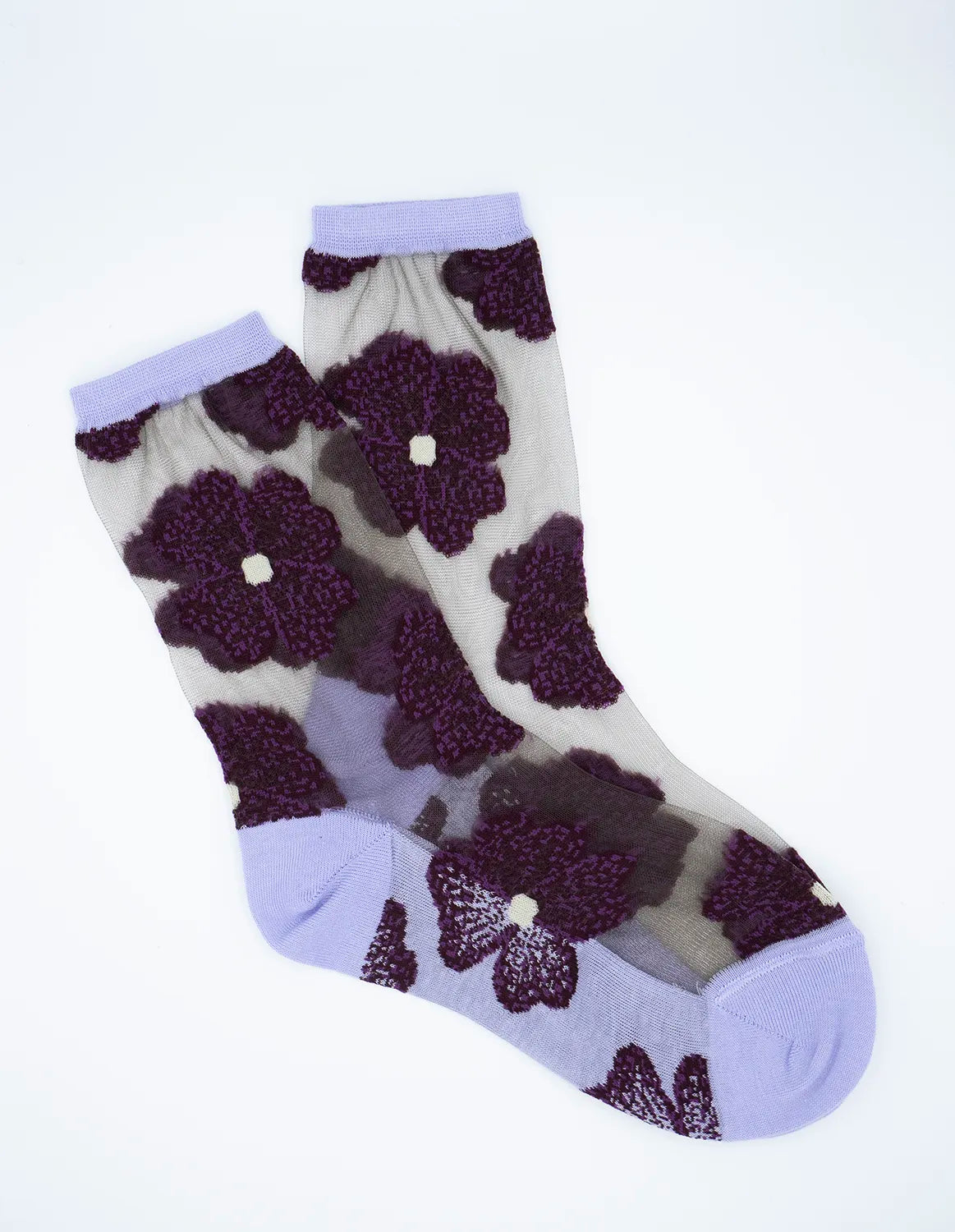 Atelier St Eustache Murano Violette Socks - Big Bag NY