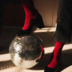 Atelier St Eustache Tango Socks in Red - Big Bag NY