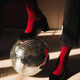 Atelier St Eustache Tango Socks in Red - Big Bag NY