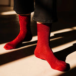Atelier St Eustache Tango Socks in Red - Big Bag NY