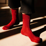 Atelier St Eustache Tango Socks in Red - Big Bag NY