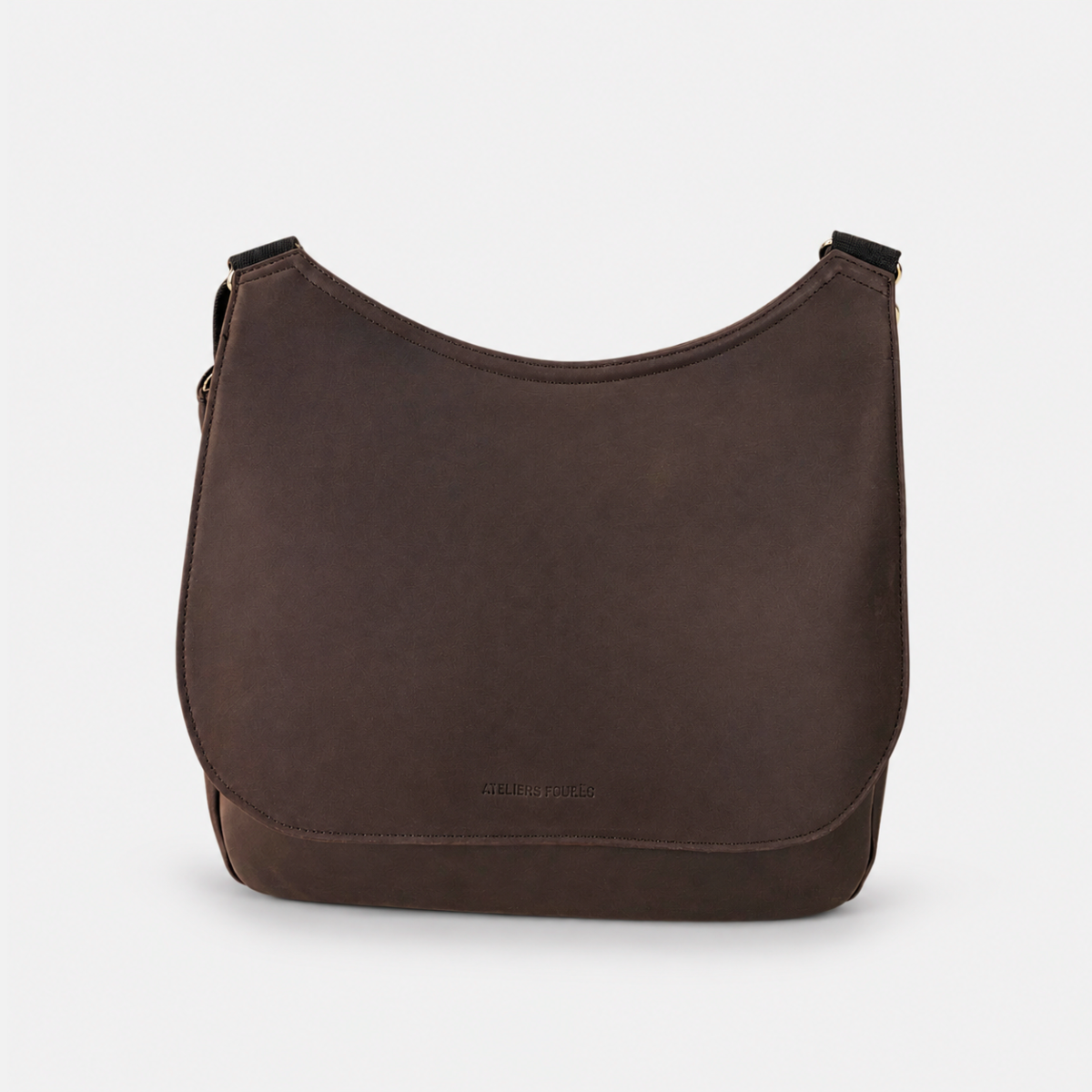 Ateliers Foures ARTEMIS Medium Crossbody Bag in Chocolate - Big Bag NY