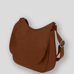 Ateliers Foures ARTEMIS medium Crossbody Bag with Flap B 314 Fauve Brown - Big Bag NY