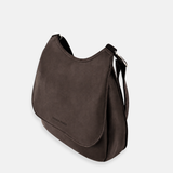 Ateliers Foures ARTEMIS medium Crossbody Bag with Flap Chocolate- Big Bag NY 