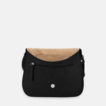 Ateliers Foures ARTEMIS medium Crossbody Bag with Flap  Noir Black - Big Bag NY