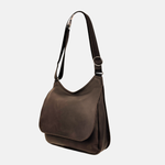 Ateliers Foures Artemis Large Crossbody Bag with Flap Chocolate - Big Bag NY