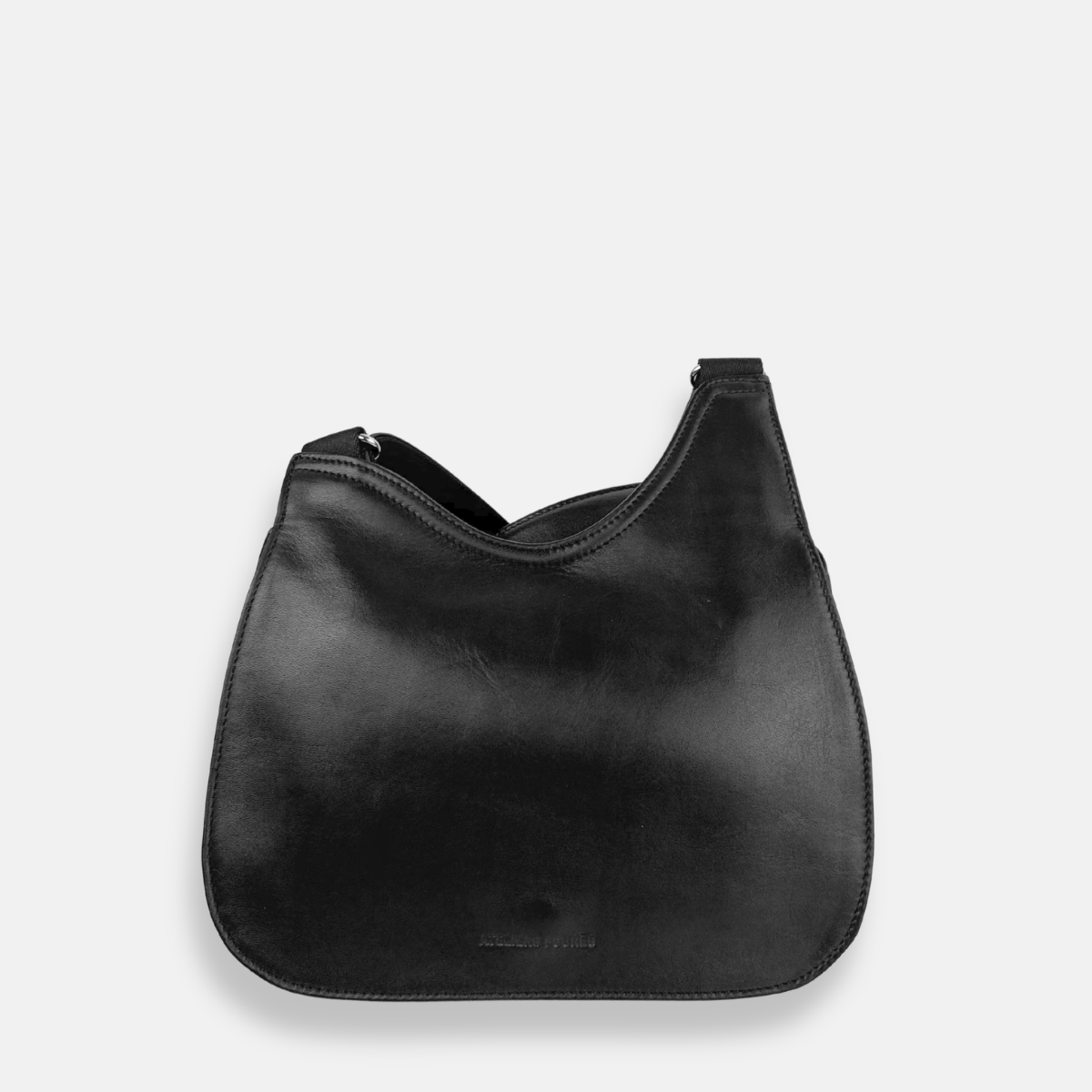 Ateliers Foures Artemis Small Asymmetric Crossbody Bag in Black - Big Bag NY
 