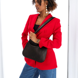 Ateliers Foures Artemis Small Asymmetric Crossbody Bag in Black - Big Bag NY
 