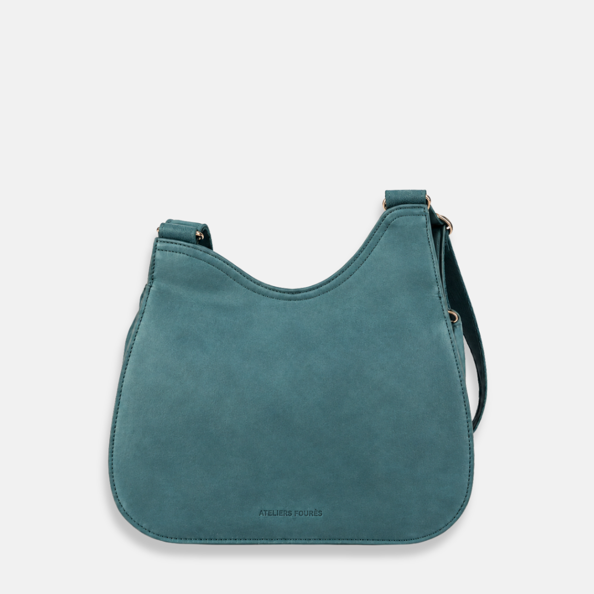 Ateliers Foures Artemis Small Asymmetric Crossbody Bag in Lagon - Big Bag NY