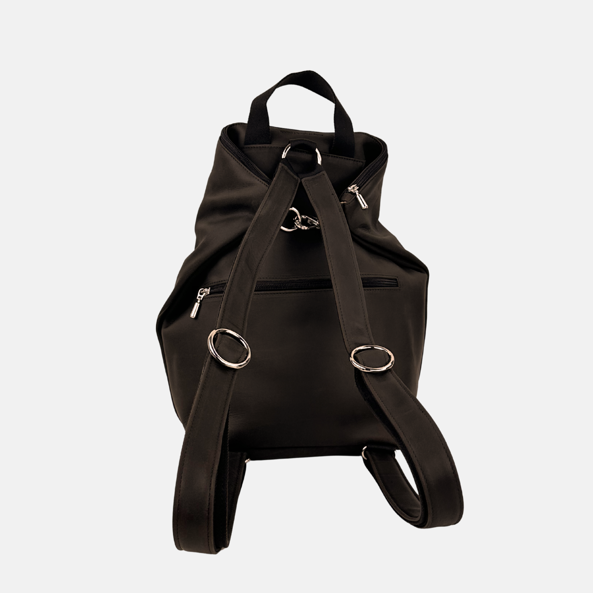 Ateliers Foures Ateliers Foures Large PSYCHE Leather Backpack Brown - Big Bag NY