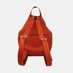 Ateliers Foures Ateliers Foures Large PSYCHE Leather Backpack Orange - Big Bag NY