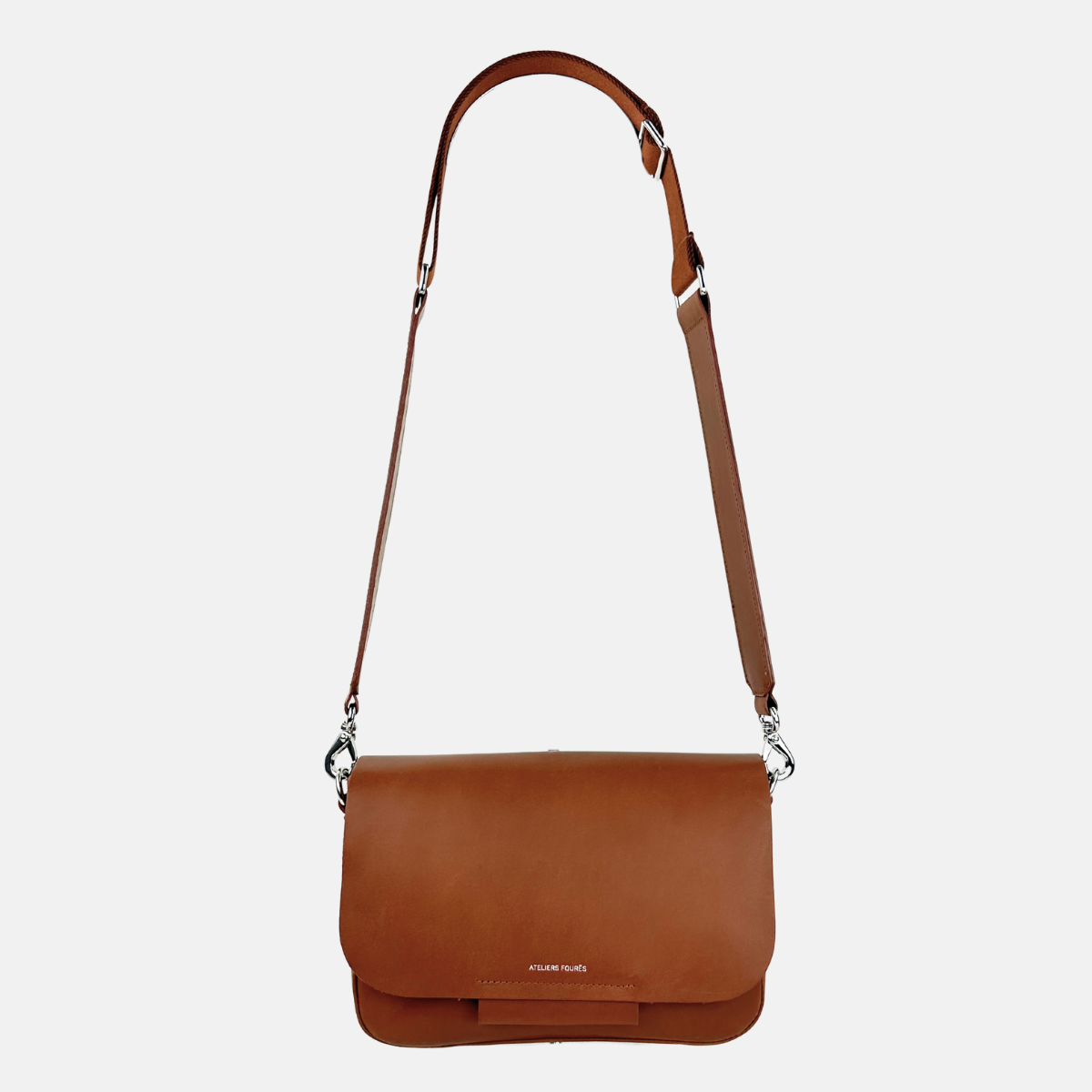 Ateliers Foures Calista Medium Crossbody and Shoulder Bag In Fauve - Big Bag NY