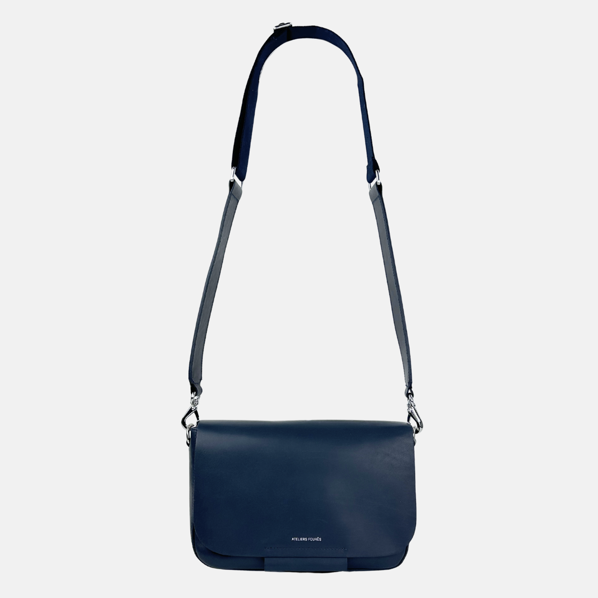 Ateliers Foures Calista Medium Crossbody and Shoulder Bag In Navy - Big Bag NY