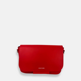 Ateliers Foures Calista Medium Crossbody and Shoulder Bag In Red - Big Bag NY