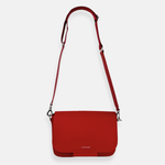 Ateliers Foures Calista Medium Crossbody and Shoulder Bag In Red - Big Bag NY