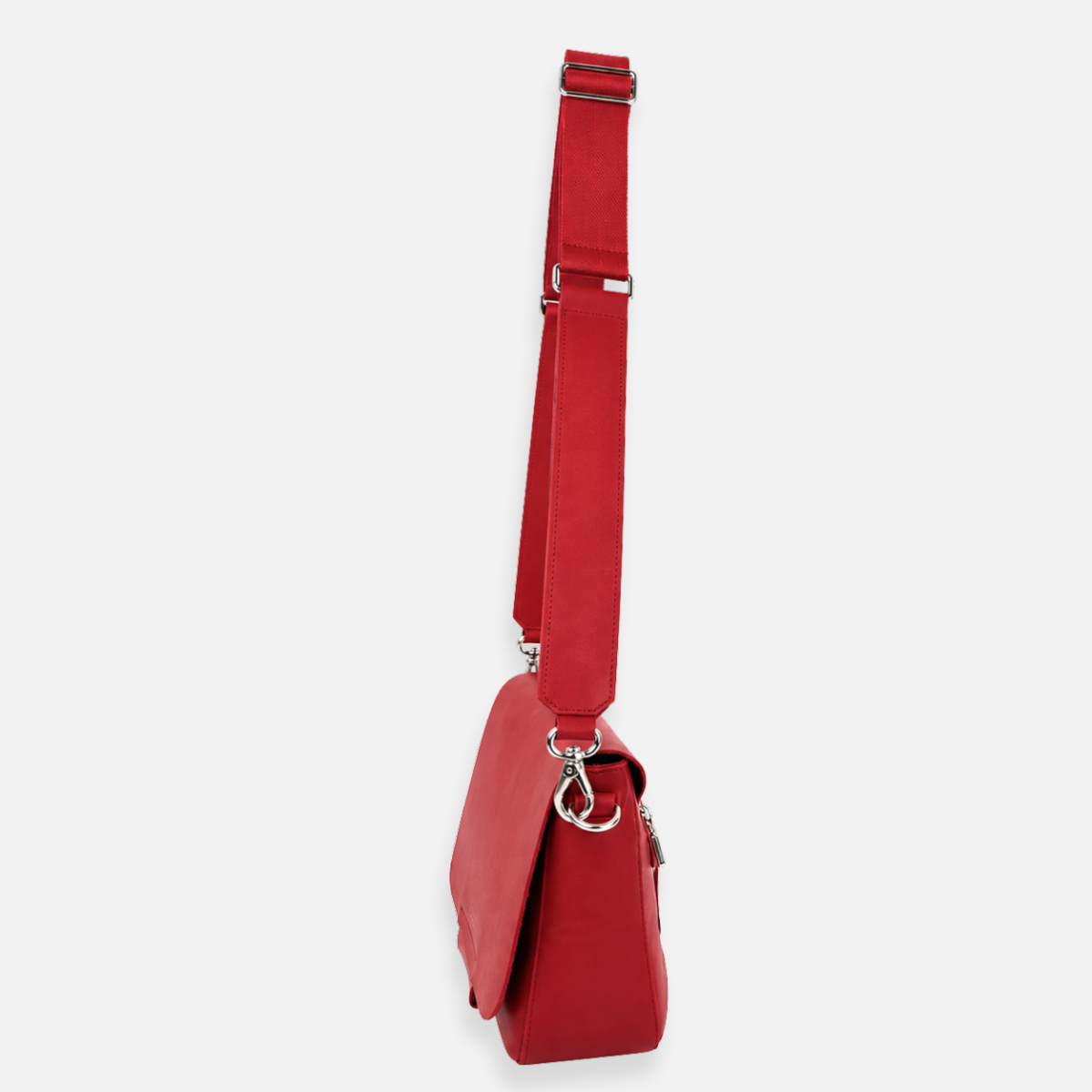 Ateliers Foures Calista Medium Crossbody and Shoulder Bag In Red - Big Bag NY
