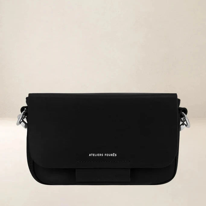 Ateliers Foures Calista Medium Crossbody and Shoulder Bag in Black - Big Bag NY