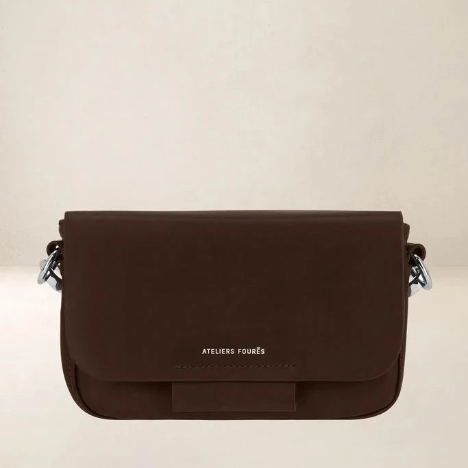 Ateliers Foures Calista Medium Crossbody and Shoulder Bag in Brown- Big Bag NY