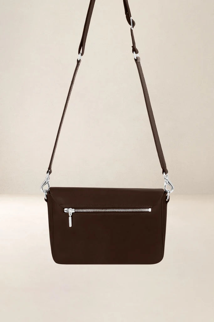Ateliers Foures Calista Medium Crossbody and Shoulder Bag in Brown - Big Bag NY