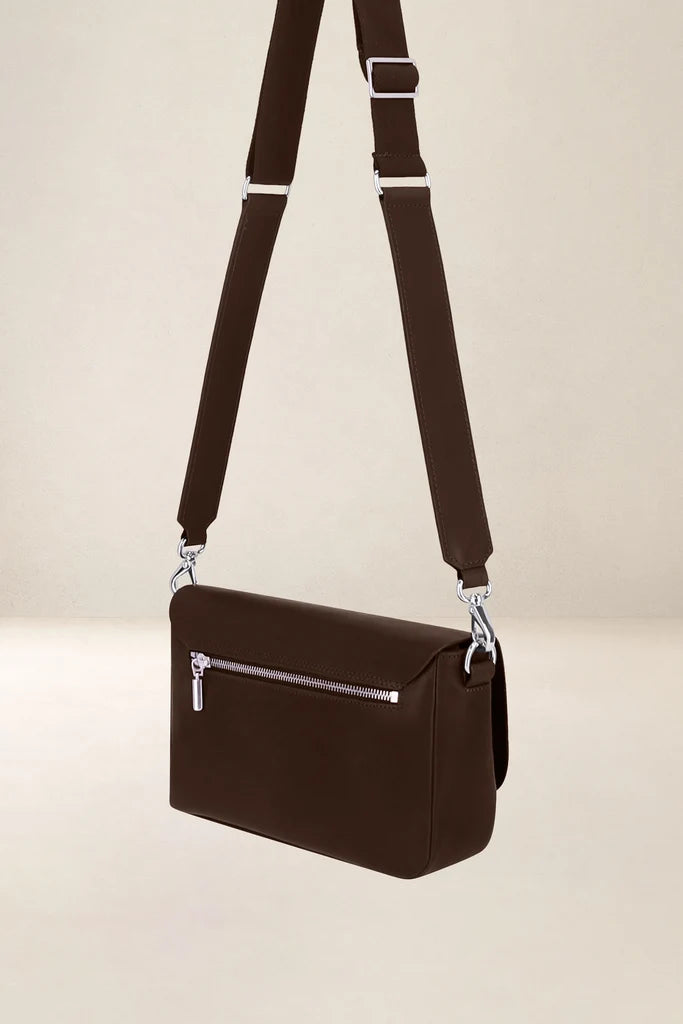 Ateliers Foures Calista Medium Crossbody and Shoulder Bag in Brown - Big Bag NY