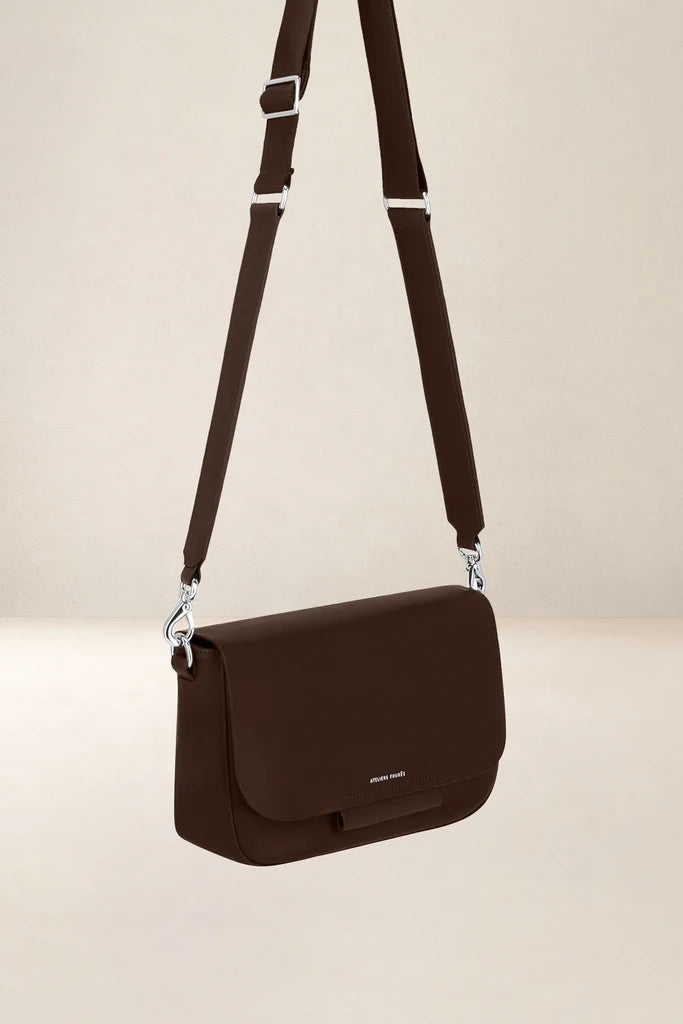 Ateliers Foures Calista Medium Crossbody and Shoulder Bag in Brown - Big Bag NY