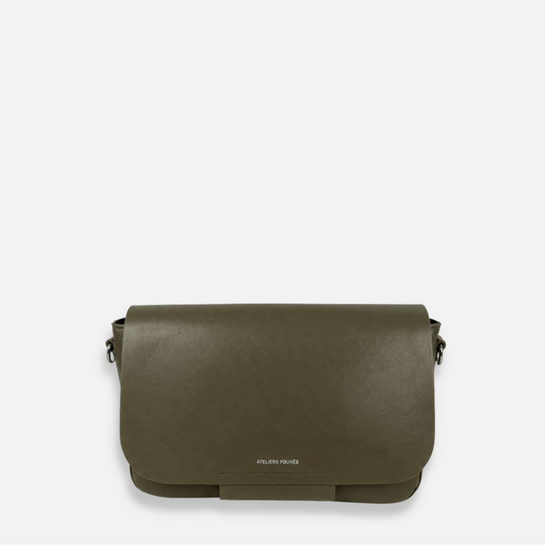 Ateliers Foures Calista Medium Crossbody and Shoulder Bag in Kaki- Big Bag NY