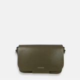 Ateliers Foures Calista Medium Crossbody and Shoulder Bag in Kaki- Big Bag NY