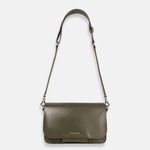 Ateliers Foures Calista Medium Crossbody and Shoulder Bag in Kaki- Big Bag NY