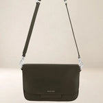 Ateliers Foures Calista Medium Crossbody and Shoulder Bag in Kaki - Big Bag NY
