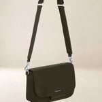 Ateliers Foures Calista Medium Crossbody and Shoulder Bag in Kaki - Big Bag NY