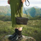 Ateliers Foures Calista Medium Crossbody and Shoulder Bag in Kaki - Big Bag NY